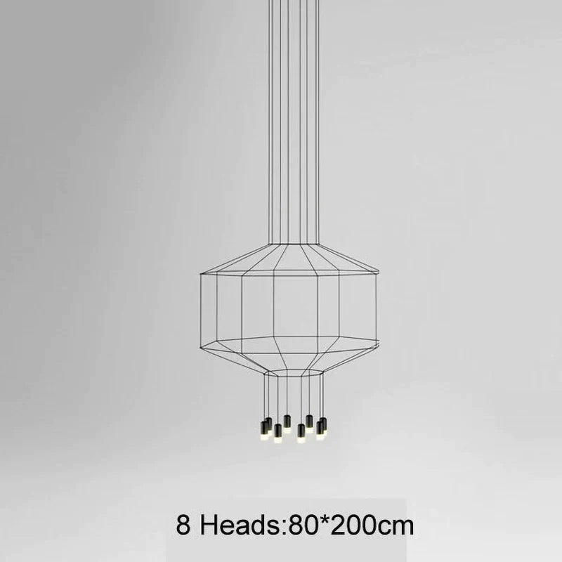 Decorbites™ Industrielle Eisenkunst LED-Hängeleuchte - Schwarze Minimalistische Wandlampe
