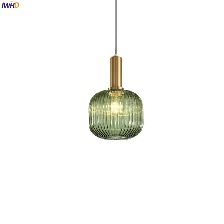 Decorbites™ Glas-Hängeleuchten: Moderne nordische Stil LED-Hängeleuchte für Schlafzimmer, Wohnzimmer, Esszimmer