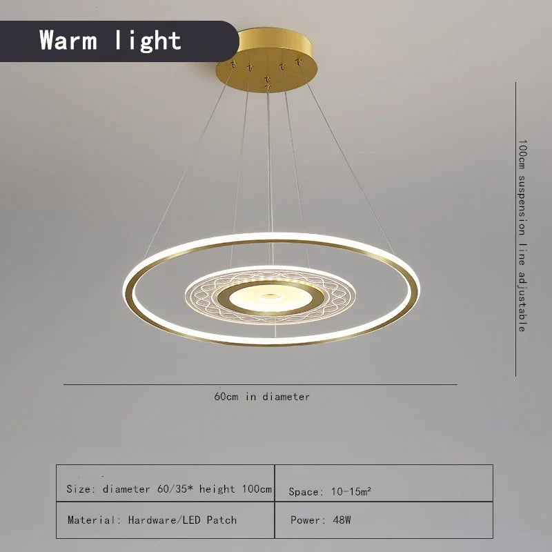 Decorbites™ Acryl-Fernbedienungskronleuchter: Moderne nordische Beleuchtung für die Hausdekoration