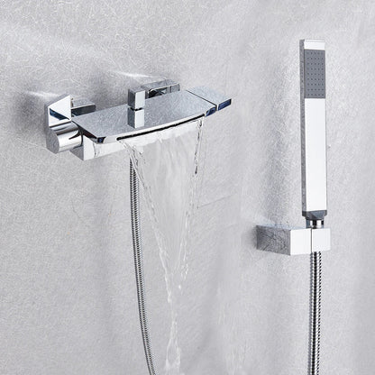 Decorbites™ Zweihand-Wasserfall-Badewannenmischer mit Handbrause