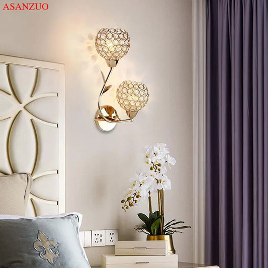 Decorbites™ Goldene Kristall-Wandlampen – Luxus-Leuchten für die Einrichtung zu Hause