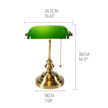 Decorbites™ Glas-Bankier-Lampenschirm – Elegante Lampenschutzabdeckung in Grün/Blau/Bernstein/Weiß