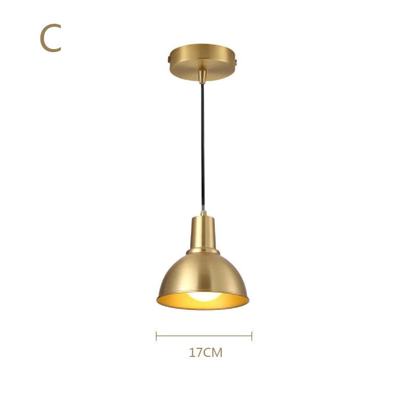 Decorbites™ Golden E27 LED-Kronleuchter für Schlafzimmer und Arbeitszimmer