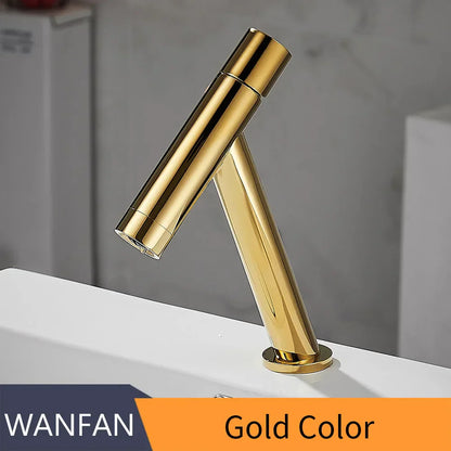 Decorbites™ Gold Badezimmer-Waschbeckenarmatur Einhebel Vintage Waschbecken Heiß-Kalt-Mischbatterie