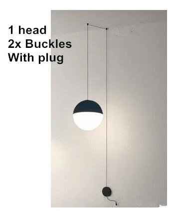 Decorbites™ Geometrische Glas-Kugel LED-Hängeleuchte Deckenlampe für Wohnzimmer Esszimmer Schlafzimmer