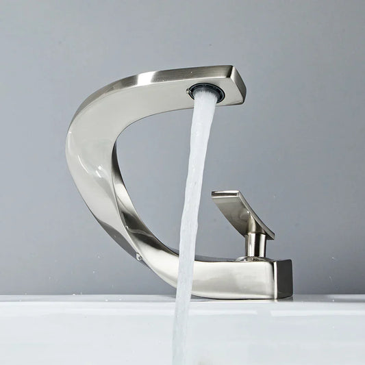 Decorbites™ Beckenarmatur Moderne Messing-Mischbatterie für elegantes Badezimmer, einhebelig