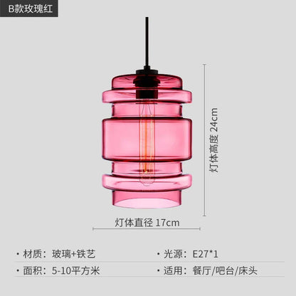 DecorBites™ Geometric Glass Pendant Light Collection: Modern Crystalline Pendant Series