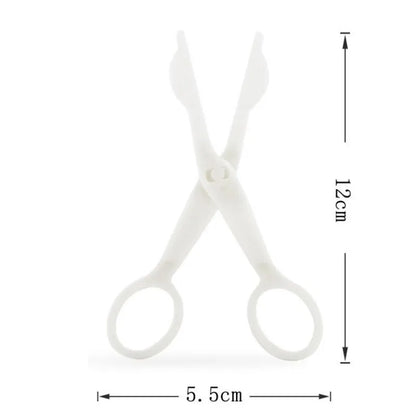 DecorBites™ Cream Flower Scissors Set - Cake Decorating Tools