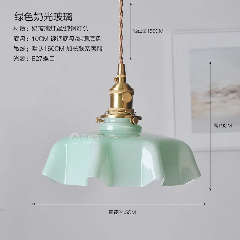 Decorbites™ Glas-Pendantleuchten: Nordisch modernes LED-Hängeleuchte, 4 Farben, Schalter, Ess- und Wohnzimmer