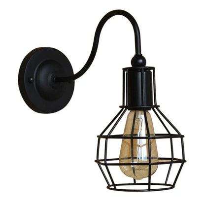 Decorbites™ Industrielle Eisen Wandlampe E27 Retro Loft Vintage LED Leuchte