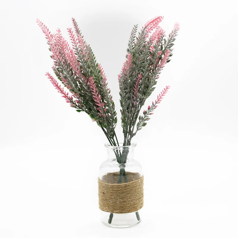 Decorbites™ Lavendel-Vase: Künstliche Blumen für Heimdekoration und Hochzeitsdekoration, dekorativer Blumentopf