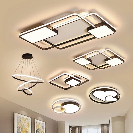 Decorbites™ LED-Kronleuchter: Moderne dimmbare Beleuchtung für Wohnzimmer, Küche und Gang
