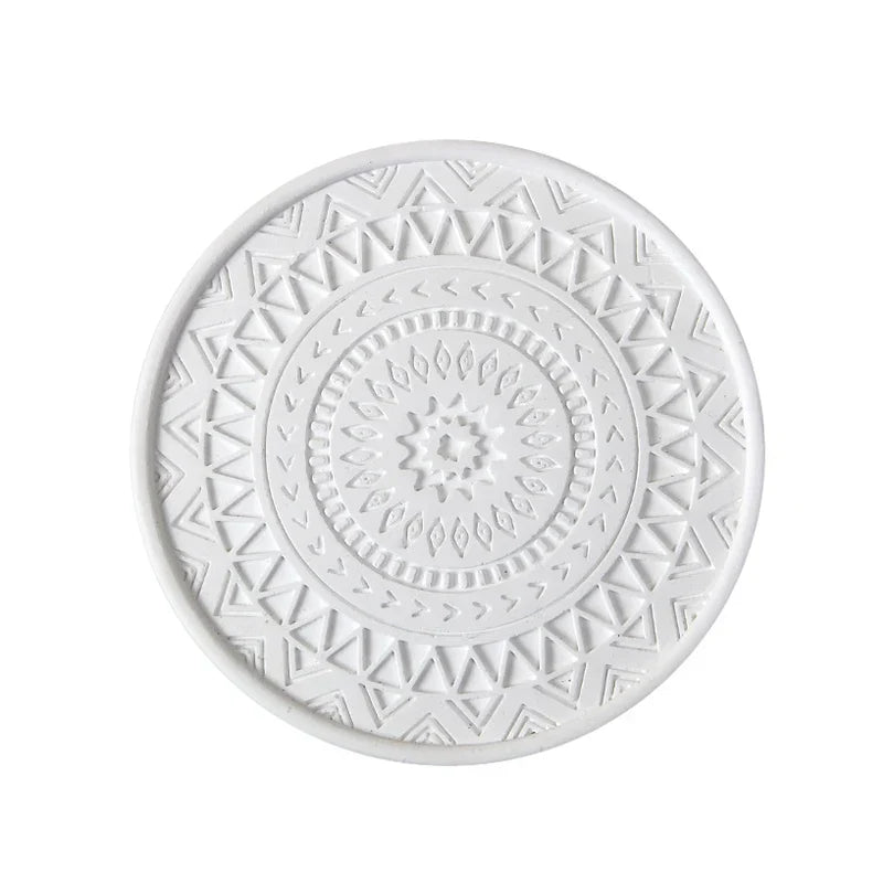 Decorbites™ Diatomeen-Runde Untersetzer: Saugfähig, Farbenfroh, Modische Trinkmatten