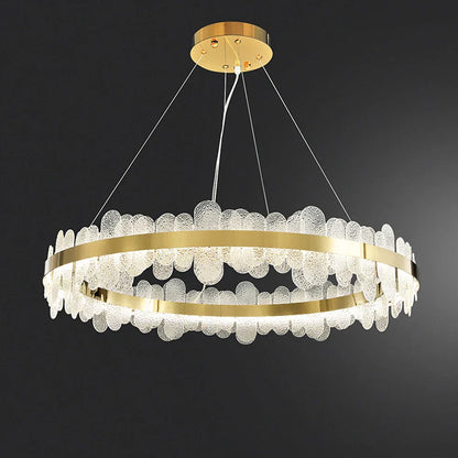 Decorbites™ Goldener Edelstahl-LED-Designer-Kronleuchter für das Esszimmer