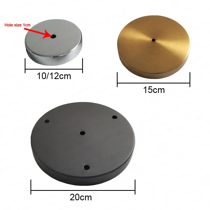 Gold Brass LED Pendant