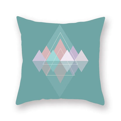 Decorbites™ Grünes Geometrisches Kissenbezug - Nordisches Klassisches Design für Heimdekoration und Komfort