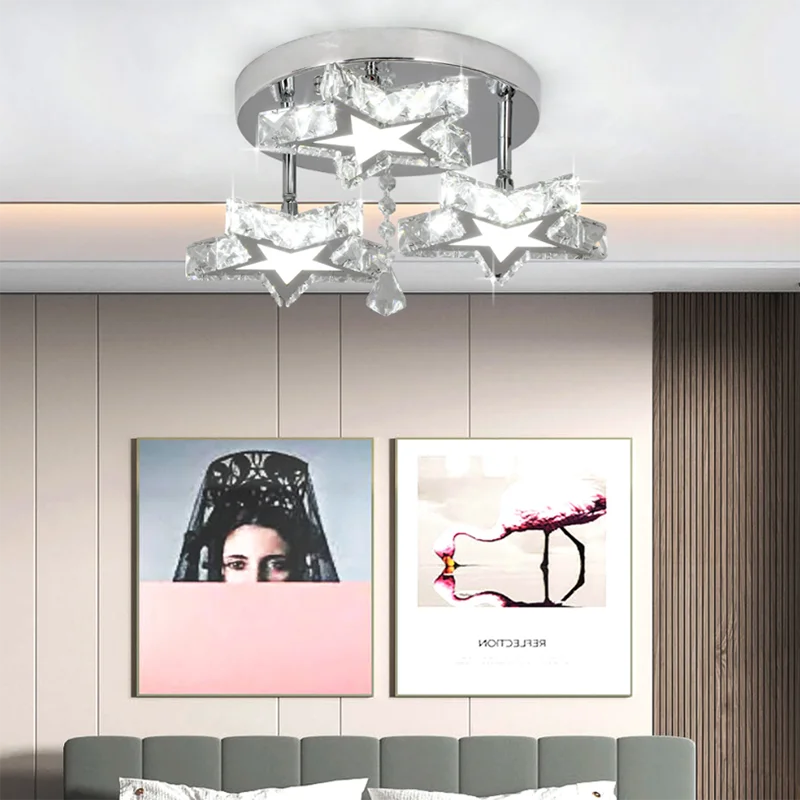 Decorbites™ Kristall-LED-Deckenleuchter für modernes Wohnzimmer-Dekor Luxus-Beleuchtungseinrichtungen