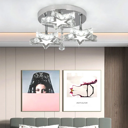 Decorbites™ Kristall-LED-Deckenleuchter für modernes Wohnzimmer-Dekor Luxus-Beleuchtungseinrichtungen