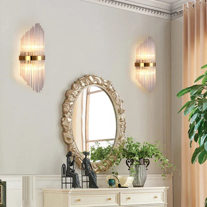 Decorbites™ Glasstab-Kristall-Wandleuchte: Moderne nordische Lichtluxus für Schlafzimmer, Wohnzimmer