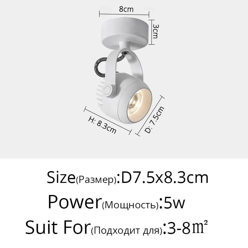 LED Adjustable Ceiling Spotlight