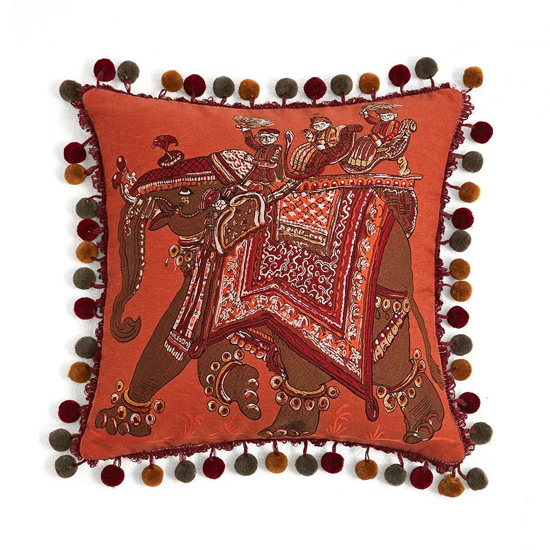 DecorBites™ American Luxe Retro Cushion Covers: Original Design Throw Pillow Case for Sofa