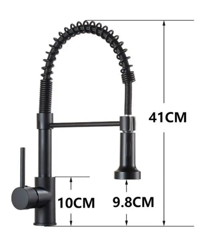 Decorbites™ Küchenarmatur: Nickel-Waschbeckenmischer, Chrom-Waschbeckenhahn, Drehbarer Wasserhahn für moderne Haushalte