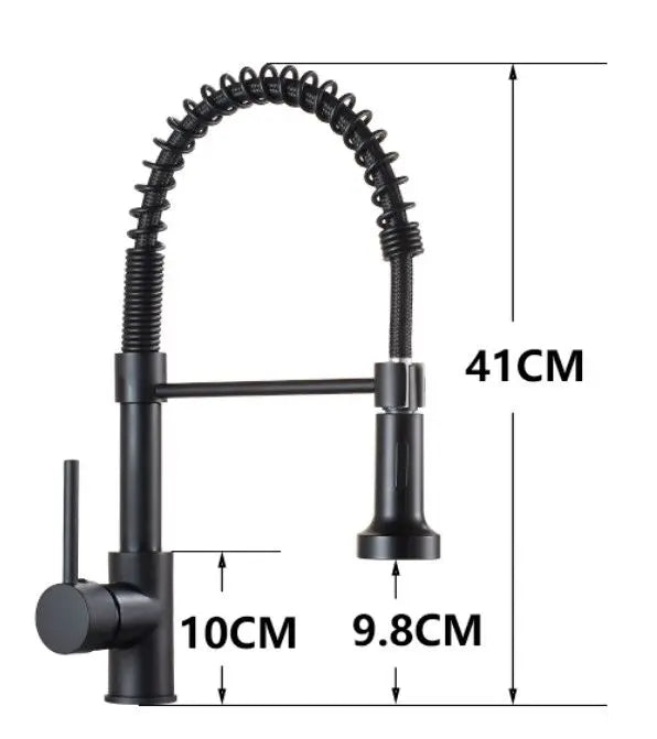 Decorbites™ Küchenarmatur: Nickel-Waschbeckenmischer, Chrom-Waschbeckenhahn, Drehbarer Wasserhahn für moderne Haushalte