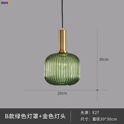 Decorbites™ Glas-Hängeleuchten: Moderne nordische Stil LED-Hängeleuchte für Schlafzimmer, Wohnzimmer, Esszimmer