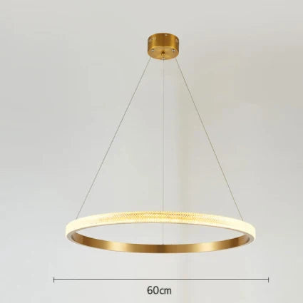 Decorbites™ Goldkreis-Kronleuchter Kreative LED-Beleuchtung Moderne Innenarmaturen