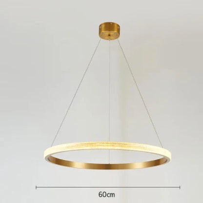 Decorbites™ Goldkreis-Kronleuchter Kreative LED-Beleuchtung Moderne Innenarmaturen