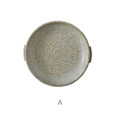Decorbites™ Japanischer Stil Keramisches Rundes Teller - Restaurantqualitäts Geschirr