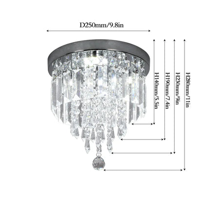Decorbites™ Kristall-LED-Deckenleuchter Moderne Beleuchtungseinrichtung für Heim- und Hoteldekoration