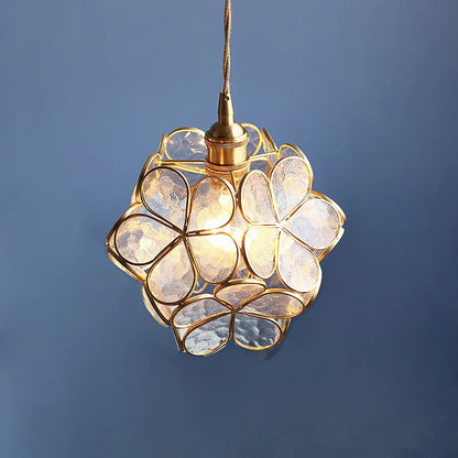 Decorbites™ Japanische Blumen-Glasanhängerleuchten Moderne LED-Hängeleuchte