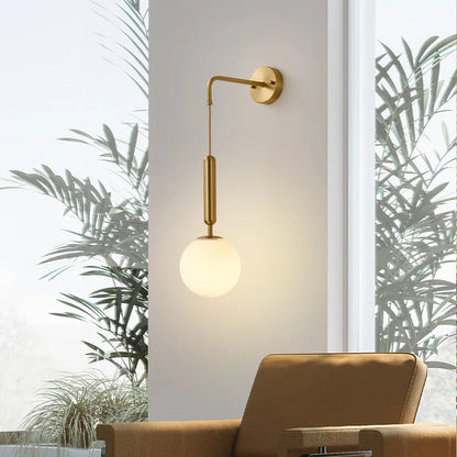 Decorbites™ Glasball-LED-Wandleuchte: Moderne nordische minimalistische Beleuchtung für Wohn- und Schlafzimmer-Dekoration