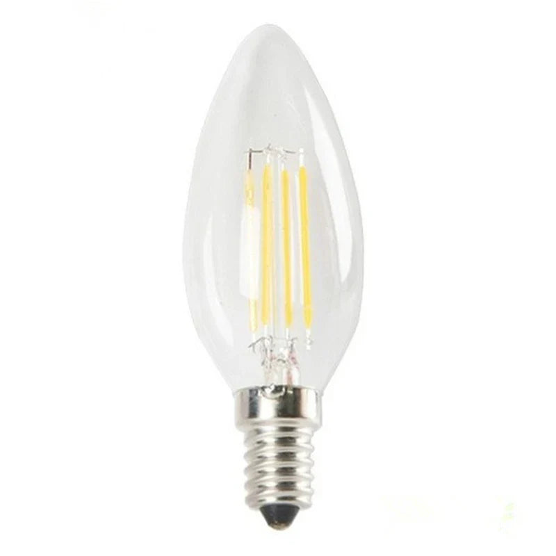 Decorbites™ Frosted E14 LED-Kerzenleuchte Kristalllampe Warmweiß Retro-Filament-Birnen