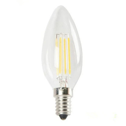 Decorbites™ Frosted E14 LED-Kerzenleuchte Kristalllampe Warmweiß Retro-Filament-Birnen