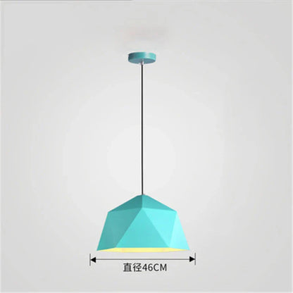 Decorbites™ Eisen-Diamant-Hängeleuchter Moderne Geometrie Pendelleuchten für Wohnzimmer & Café
