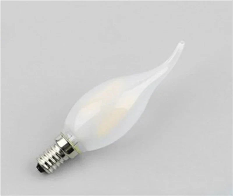 Decorbites™ Frosted E14 LED-Kerzenleuchte Kristalllampe Warmweiß Retro-Filament-Birnen
