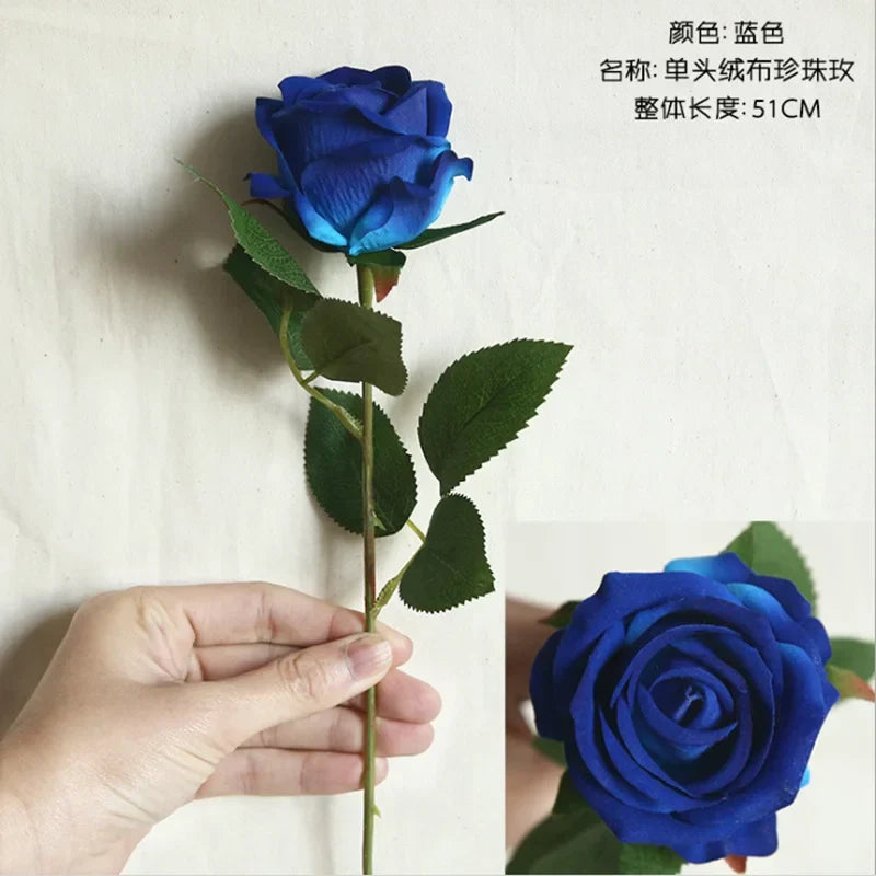 DecorBites™ Dried Roses Artificial Flowers for Home Decor and Weddings