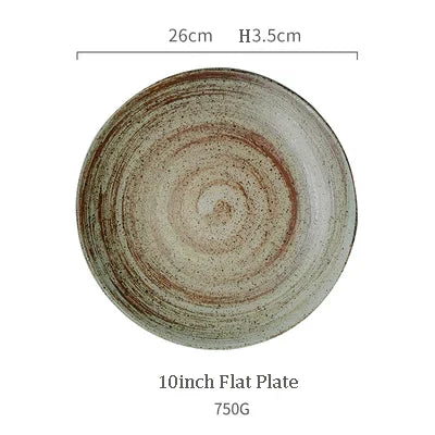 Decorbites™ Japanischer Stil Keramik Reis-Schüssel Rund - Schwalben-Design