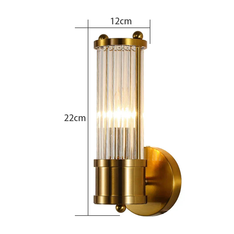 Decorbites™ Kristall-Wandleuchte: Moderne minimalistische Luxus-LED-Lichter für Wohnzimmer, Schlafzimmer und Flur