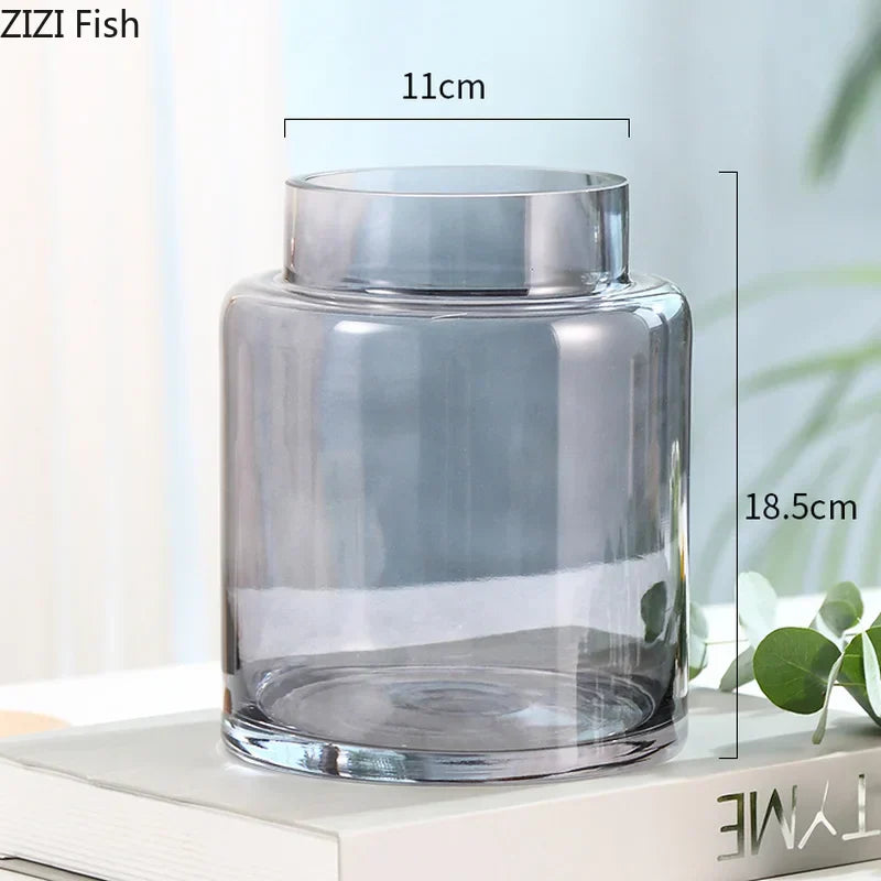Gold Glass Hydroponic Vase