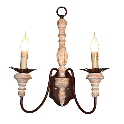 DecorBites™ French Country Rustic Wall Sconces Light Antique Retro Wall Lamps