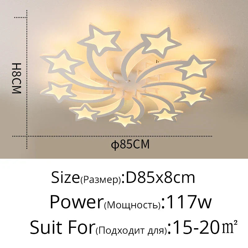 Decorbites™ LED-Kronleuchter: Moderne dimmbare Innenbeleuchtung für Schlafzimmer, Flur, Wohnzimmer