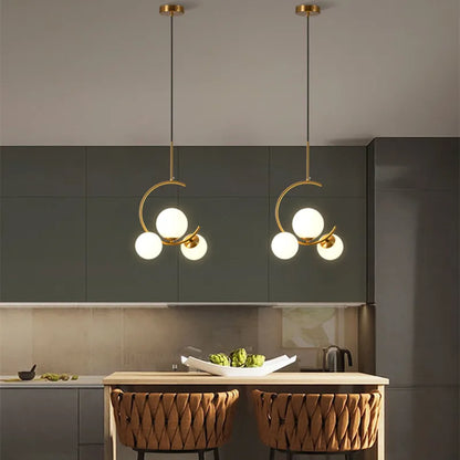 Decorbites™ Gold-Glas-Kugelleuchter für Wohnzimmer Küche Schlafzimmer - 220V 110V