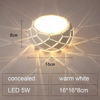 Decorbites™ LED-Deckenleuchte: Simplicity 5W 12W dimmbare Zylinderlampe für Gang Korridor