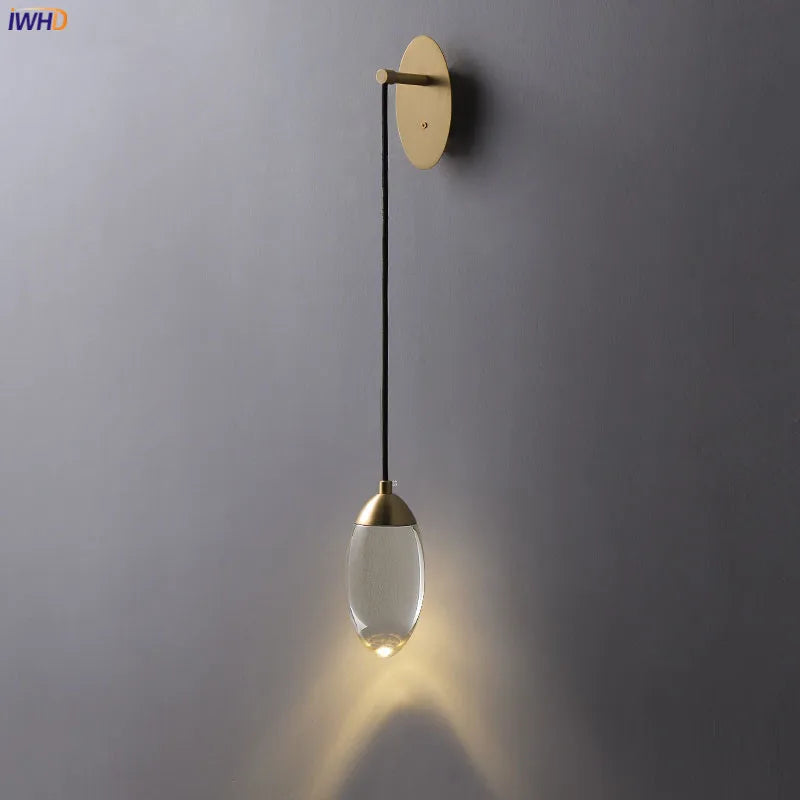Decorbites™ Kristall-LED-Wandleuchte: Moderne Luxus-Nordische Heimbeleuchtung für Schlafzimmer, Treppe, Nachttischlampe