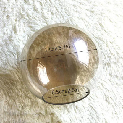 Decorbites™ Grauer Glas-Lampenschirm für Magic Bean Kronleuchter - D15cm D13cm