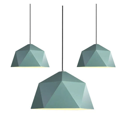 Decorbites™ Eisen-Diamant-Hängeleuchter Moderne Geometrie Pendelleuchten für Wohnzimmer & Café