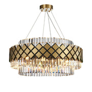 Art Deco Crystal Chandelier